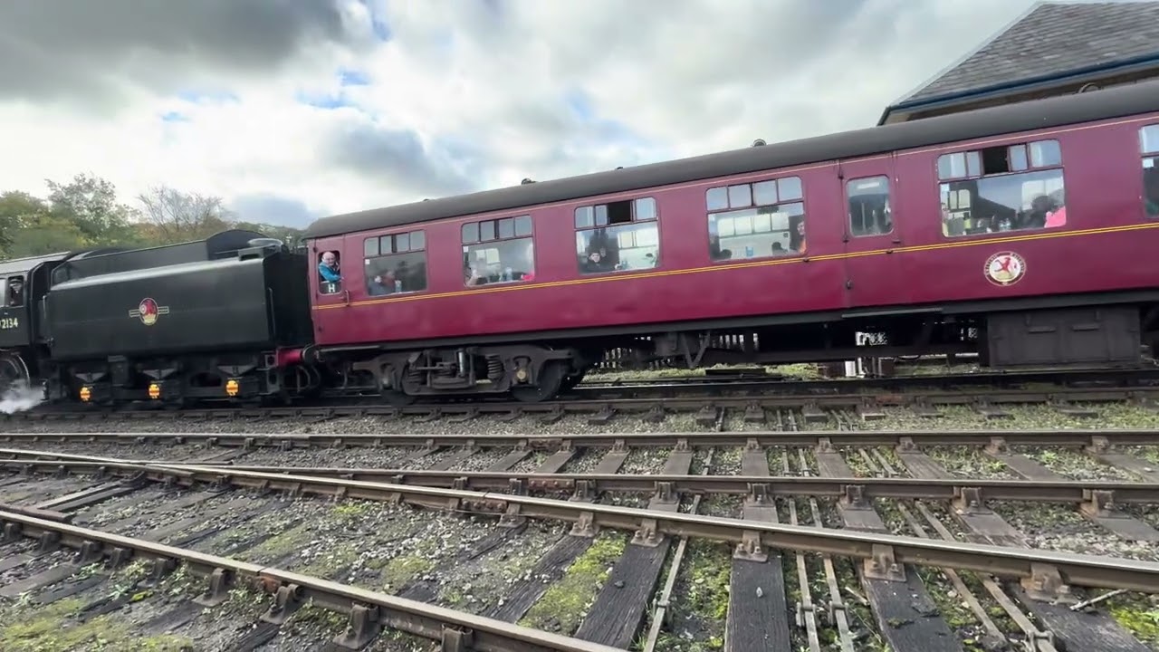 Flying Scotsman’s last visit to grosmont before Christmas 2025 