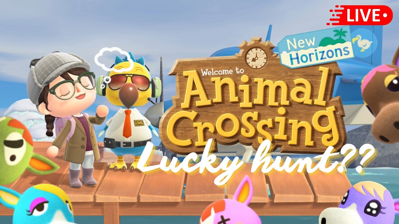 🔴 Bringing LUCK to the island with a villager hunt! | ACNH