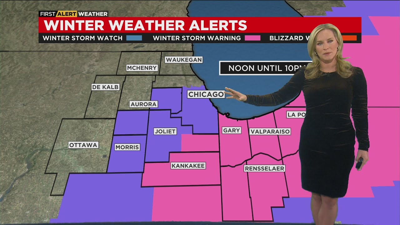 Chicago Weather Alert: Winter storm warning Friday