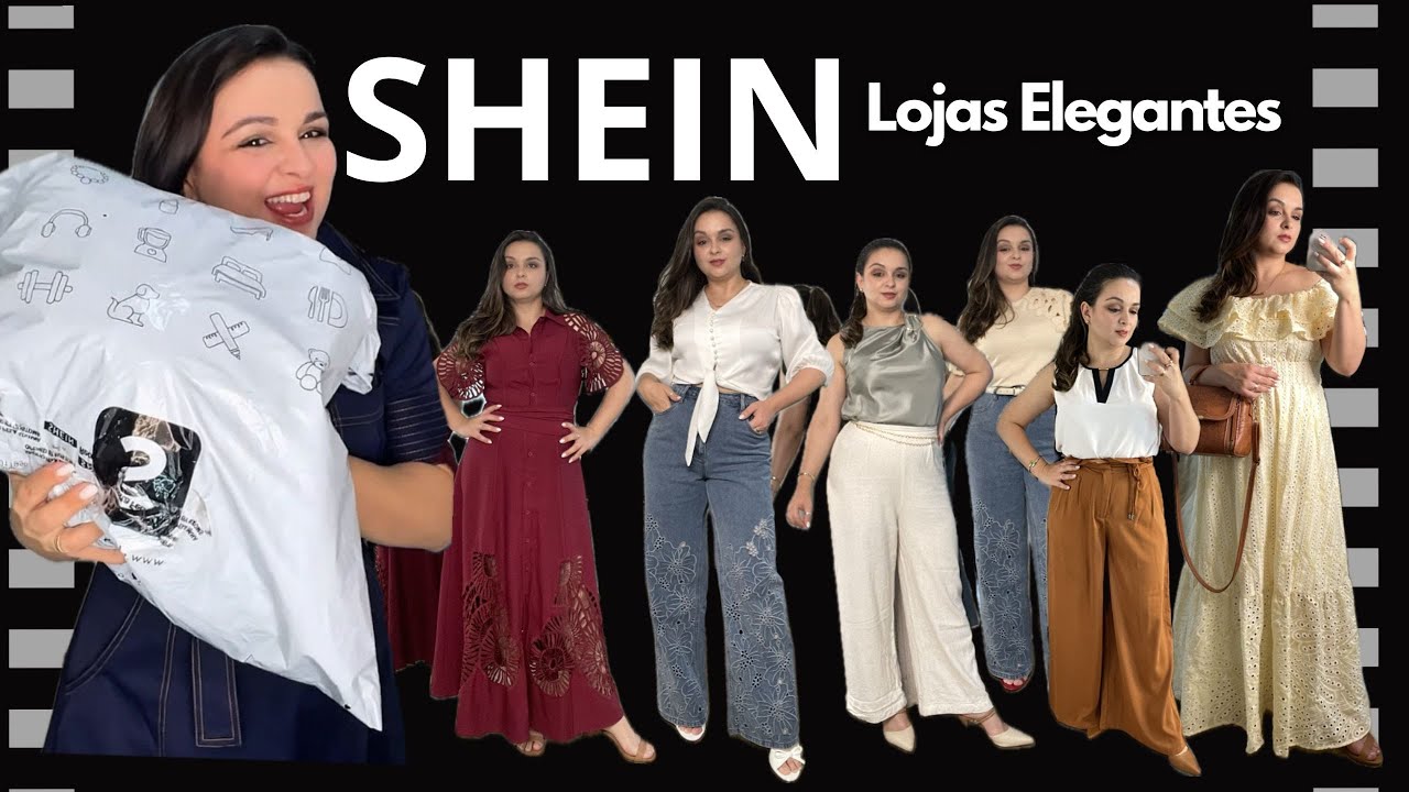 Compras lojas Elegantes - SHEIN - BizChic e Anewsta