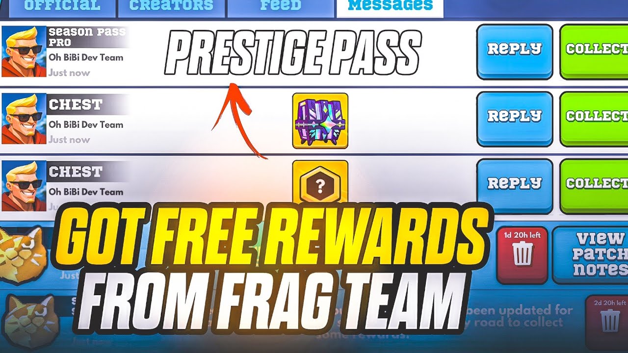 I Got Free Rewards from Frag Team - Frag Pro Shooter 🤩