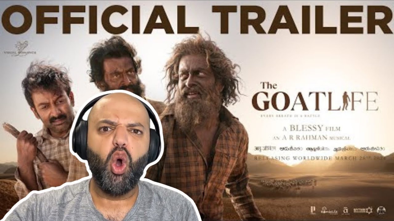 Aadujeevitham |The GoatLife Official Trailer | A R Rahman| Prithviraj Sukumaran| MR Halal Reaction