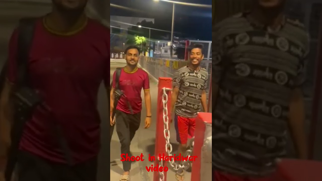 Damru Aala song shooting in haridwar #trending #trendingshorts #youtubeshorts #comedy #viral