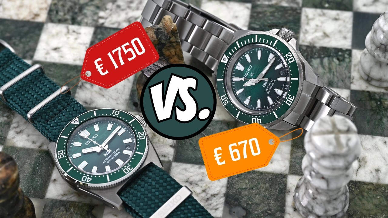 Lohnt sich der 1000€ Aufpreis? | Seiko Diver im Vergleich: Samurai vs. Heritage Diver