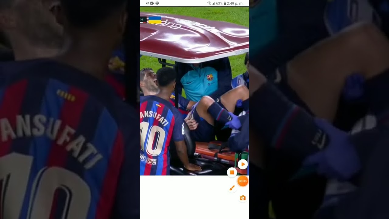 sergi Roberto lesionado hoy. lesion sergi roberto vs Athletic. #sergiroberto #barcelona #lesion