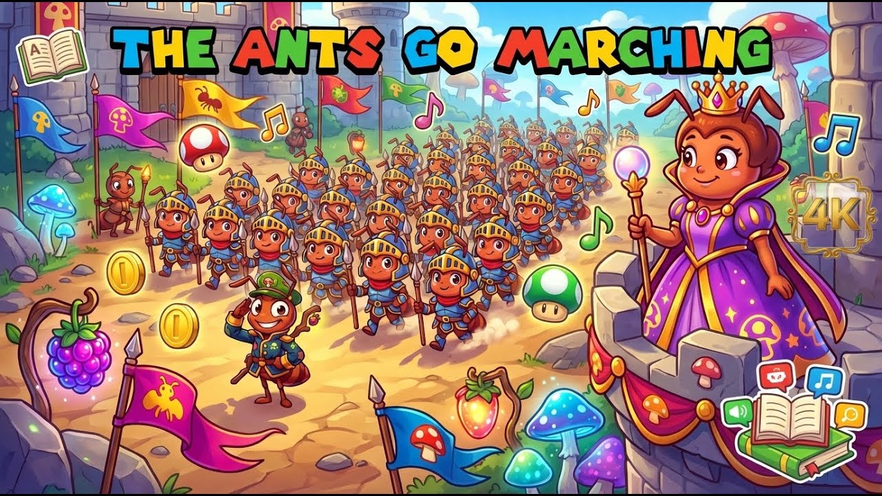 The Ants Go Marching | Counting Song 1&ndash;10 for Kids