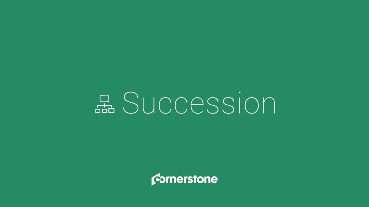 Succession Planning Software from Cornerstone