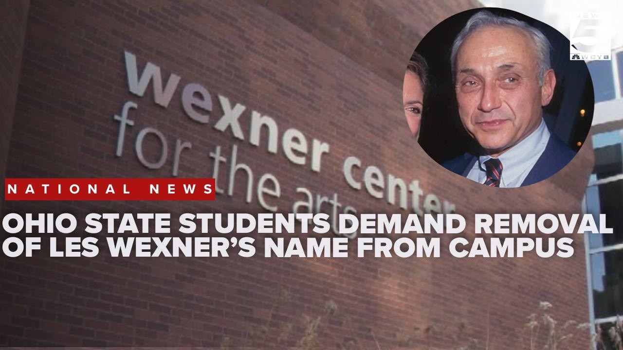 Ohio State students, health care workers demand removal of Les Wexner's name from campus