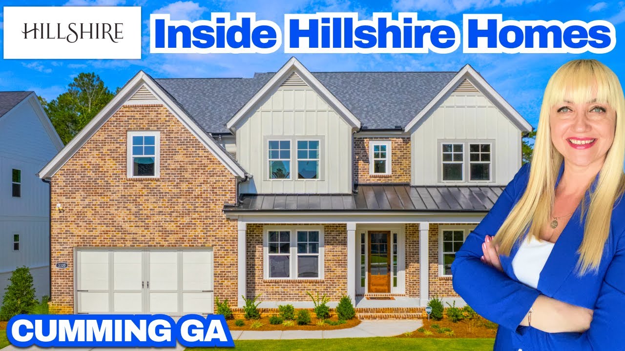 Жилой комплекс Hillshire от Peachtree Residential | Новые дома в Камминге, штат Джорджия | Экскур...