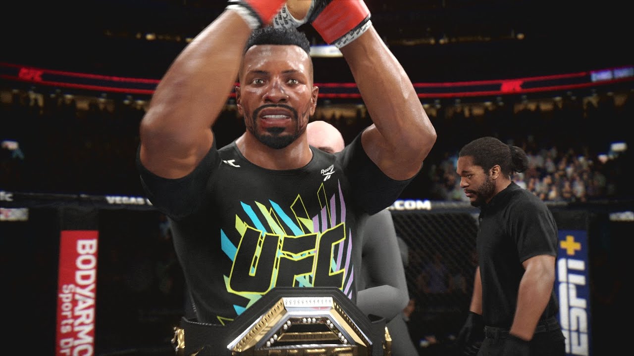 UFC 4 Career Mode EP 13 - No Sportsmanship Title Defense! EA Sports UFC 4 Gameplay PS4