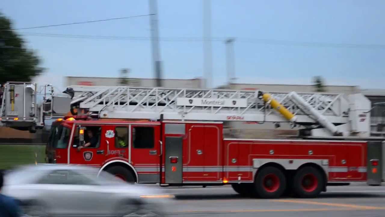 MONTREAL FIRE TRUCKS - NOVA QUINTECH / SIMON DUPLEX LADDERS