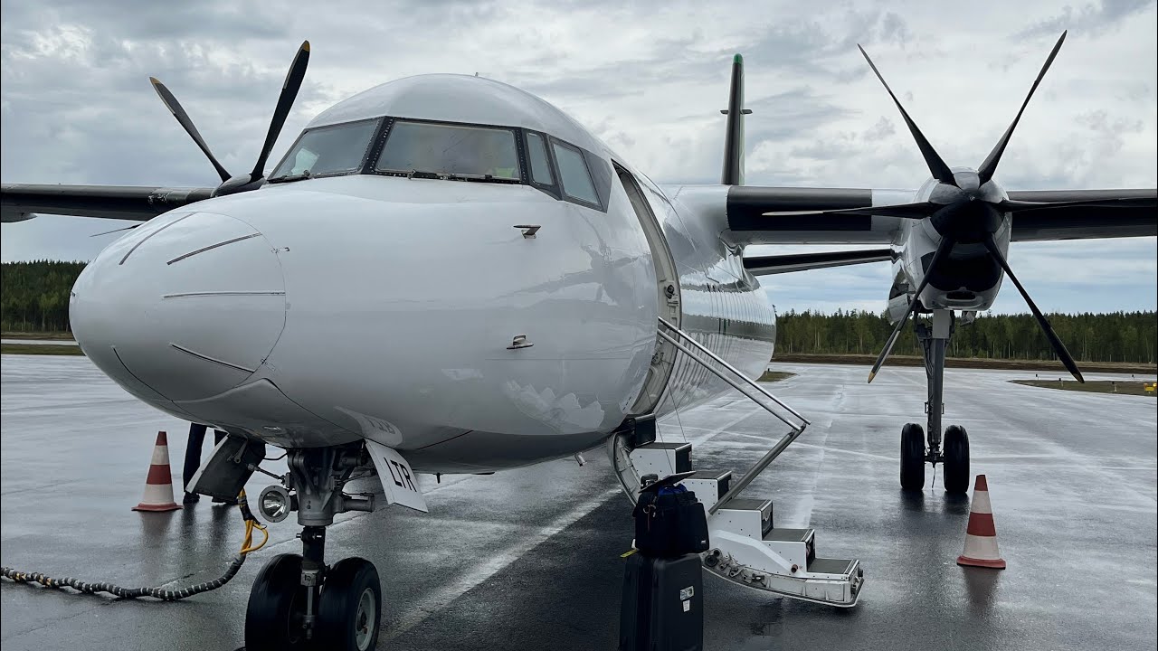 Fokker 50 flight in 2025