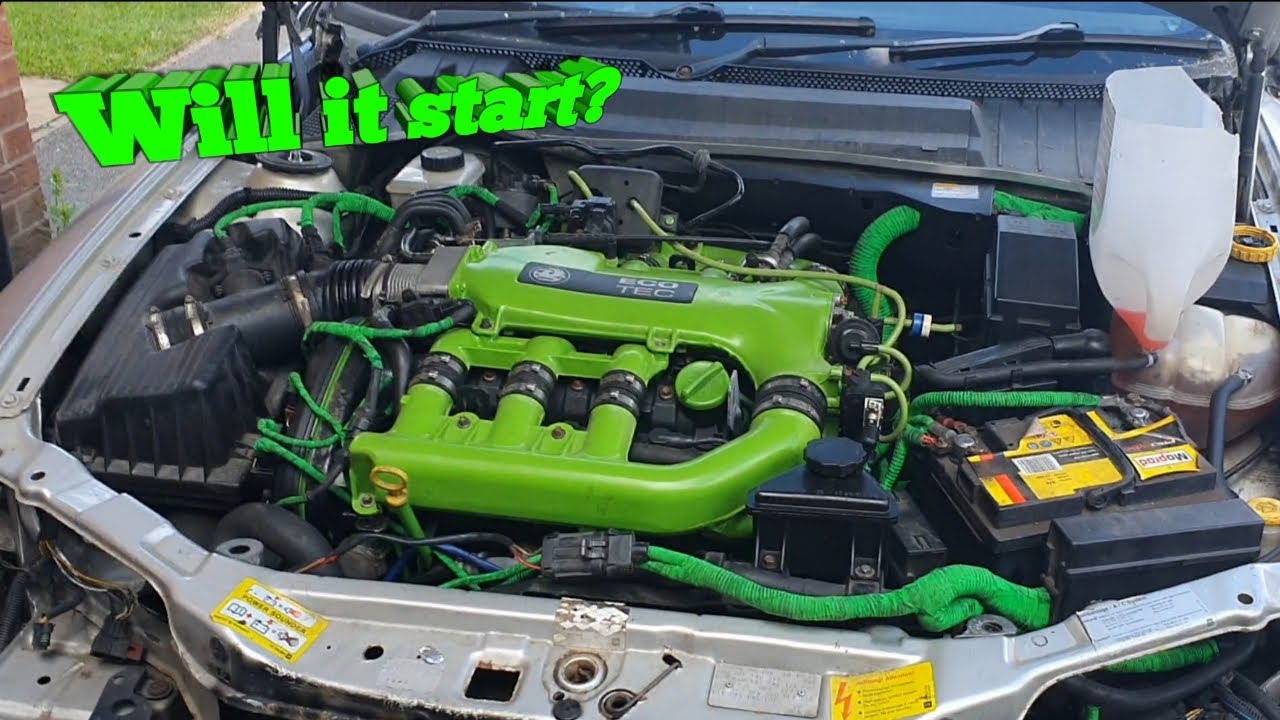 project G.S.I 1st startup part 9. vauxhall vectra gsi rebuild