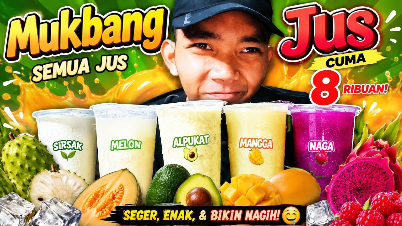 AKU NYESEL… MUKBANG 6 JUS TERLARANG YANG NGGAK PERNAH AKU BELI 😱🔥
