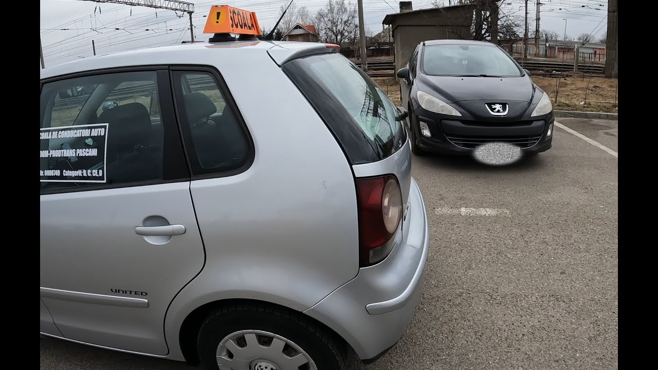 Live la volan din trafic - Parcarea cu spatele pe partea dreaptă și stânga