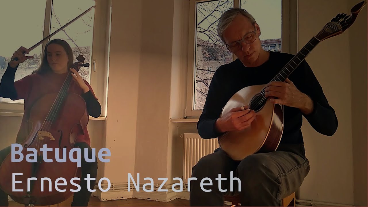Ernesto Nazareth - Batuque (Hartmut Preyer - Guitarra Portuguesa, Christiane Bisitz - Cello)
