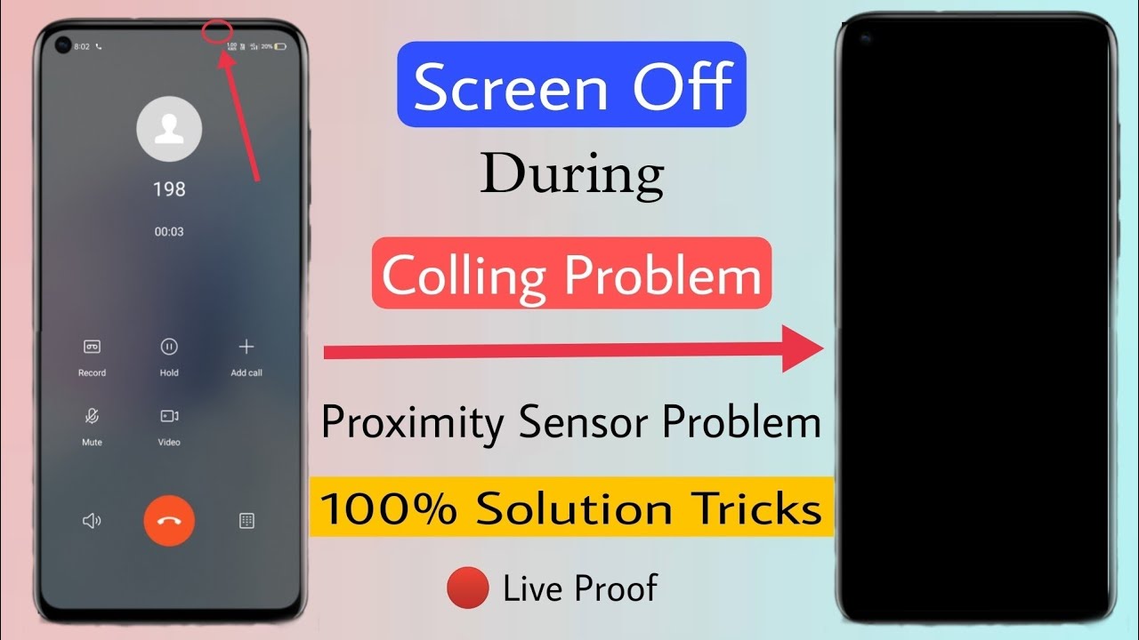 Screen off during call 2023 | Proximity sensor problem 100% solution Tricks| Call screen off problem