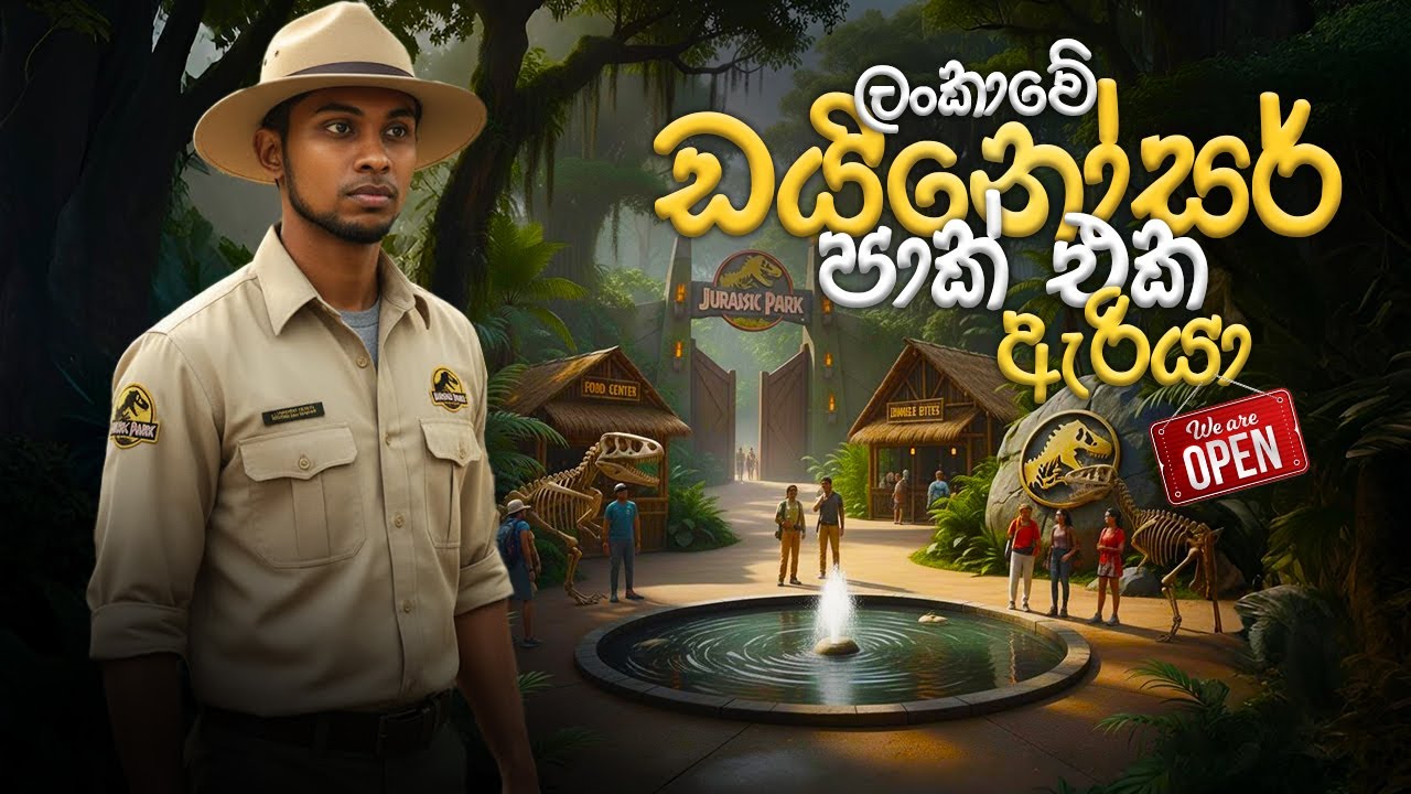 පාක් එකේ මුල්ම ටික ලස්සන කරමු  | JURASSIC WORLD EVOLUTION 2 | DAY 02
