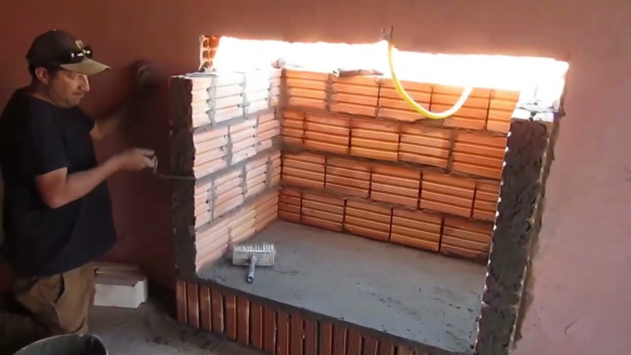 Hogar a leña como hacer paso a paso completo #hogares #construccion #estufas #invierno