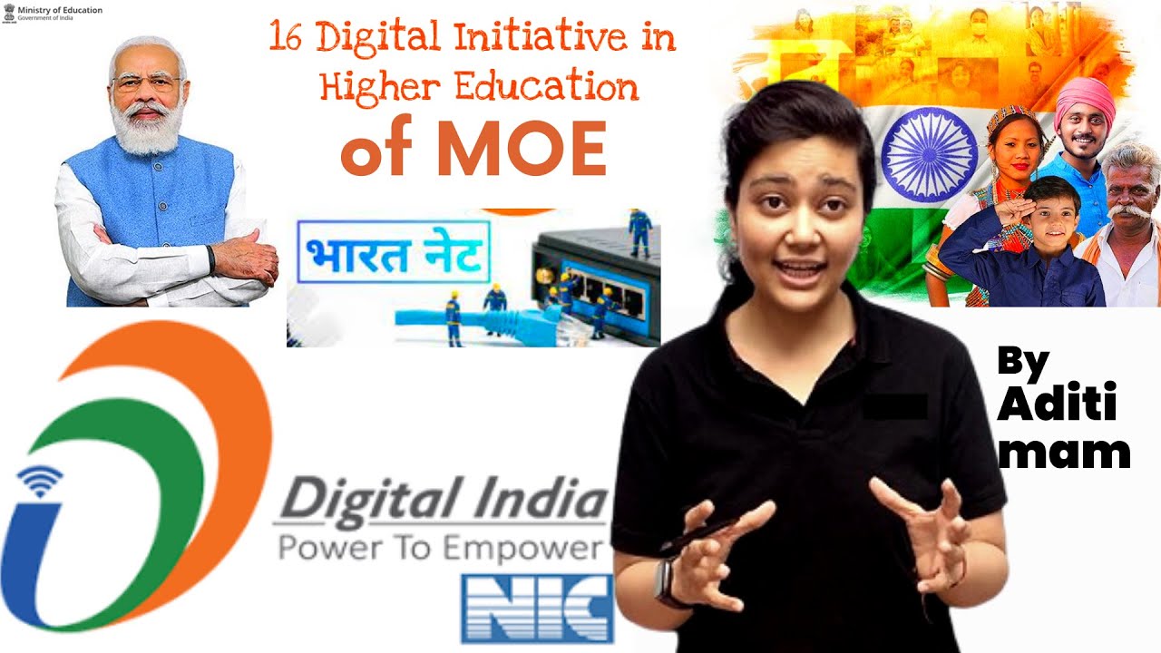 ICT in Higher Education for NTA-UGCNET Paper -1|Digital initiatives in higher education | Aditi mam