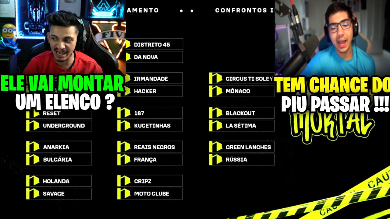TODURO VIU O POSSÍVEL TIME DO PIU PRA ILHA DO GABE !!!