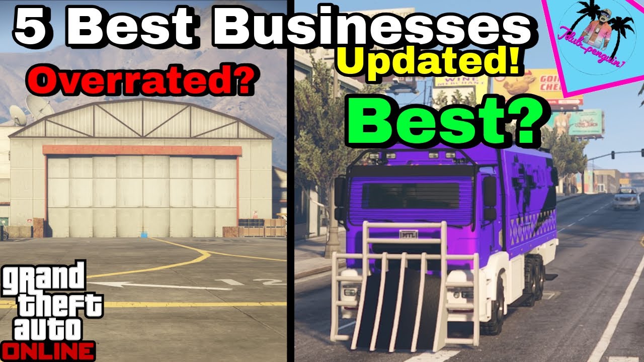 Top 5 BUSINESSES In GTA Online