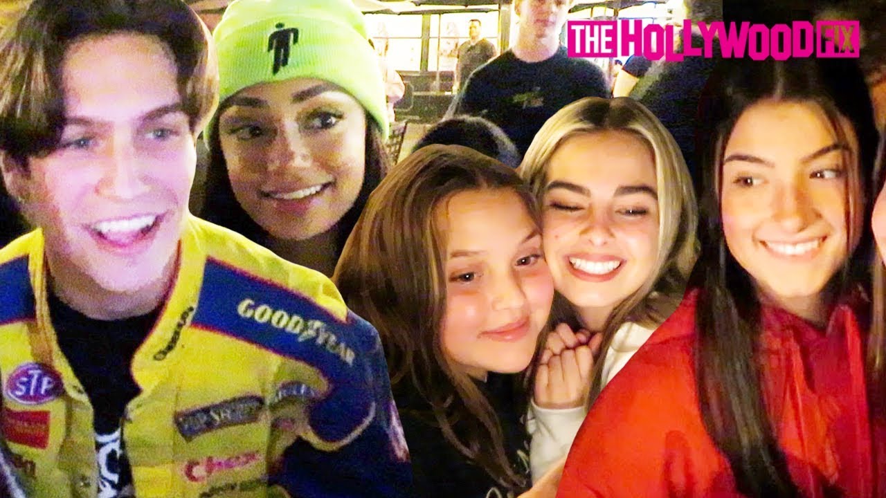 Charli D'Amelio, Chase Hudson, Addison Rae & More From Hype House Mobbed By Fans At The Grove