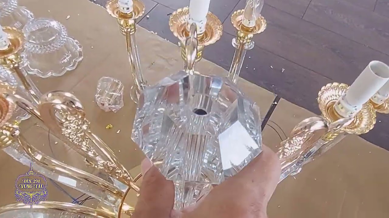 Lắp Ráp Đèn Chùm Cho Nội Thất Nhà Mới | Đèn 298 Vũng Tàu