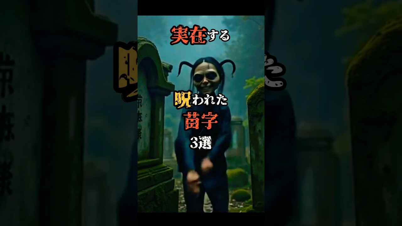 実在する呪われた苗字3選#怖い話 #恐怖 #歴史 #都市伝説 #ホラー #雑学 #shorts