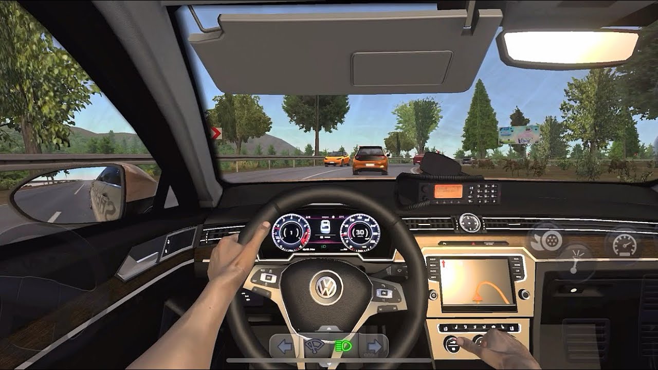 Truck Simulator Ultimate Car Mod | Realistic Volkswagen Passat Sheriff Driving Gameplay