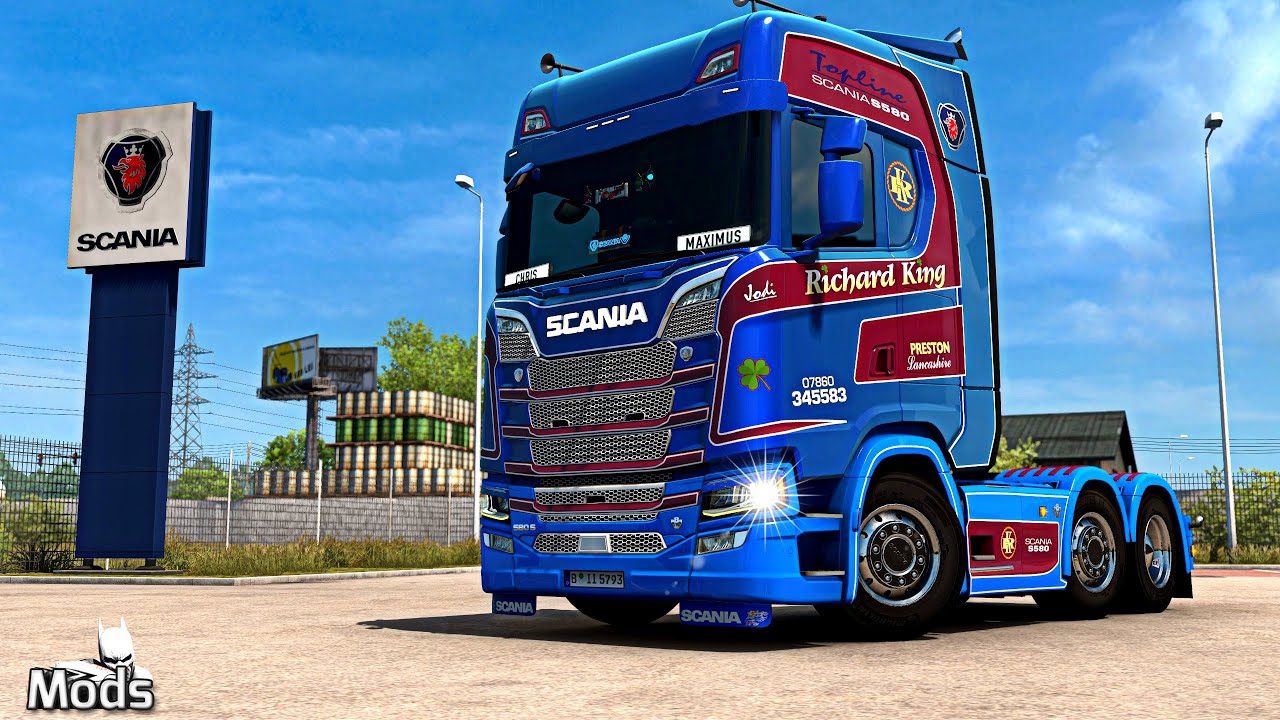 ETS2 1.38 MODS - LKW Tuning ▶️ New SCANIA S580 V8 SCS [Basteln mit Maximus]