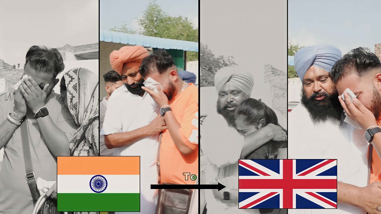 INDIA TO UK EMOTIONAL VIDEOINDIA TO UK PIND TO Delhi TO London VLOG