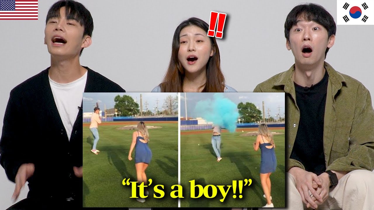 Koreans Reacts to US Heartwarming Gender Reveals & Fails! | TikToks