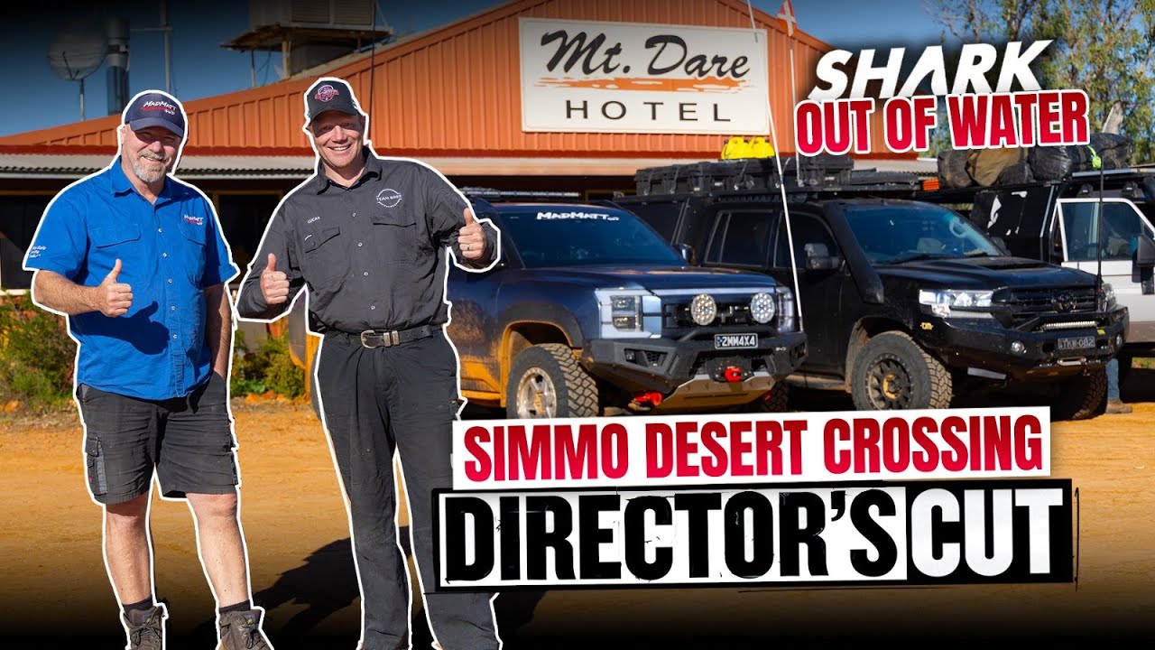 MOVIE LENGTH 'Shark out of Water' BYD Shark attempt to cross the Simpson Desert, Australia
