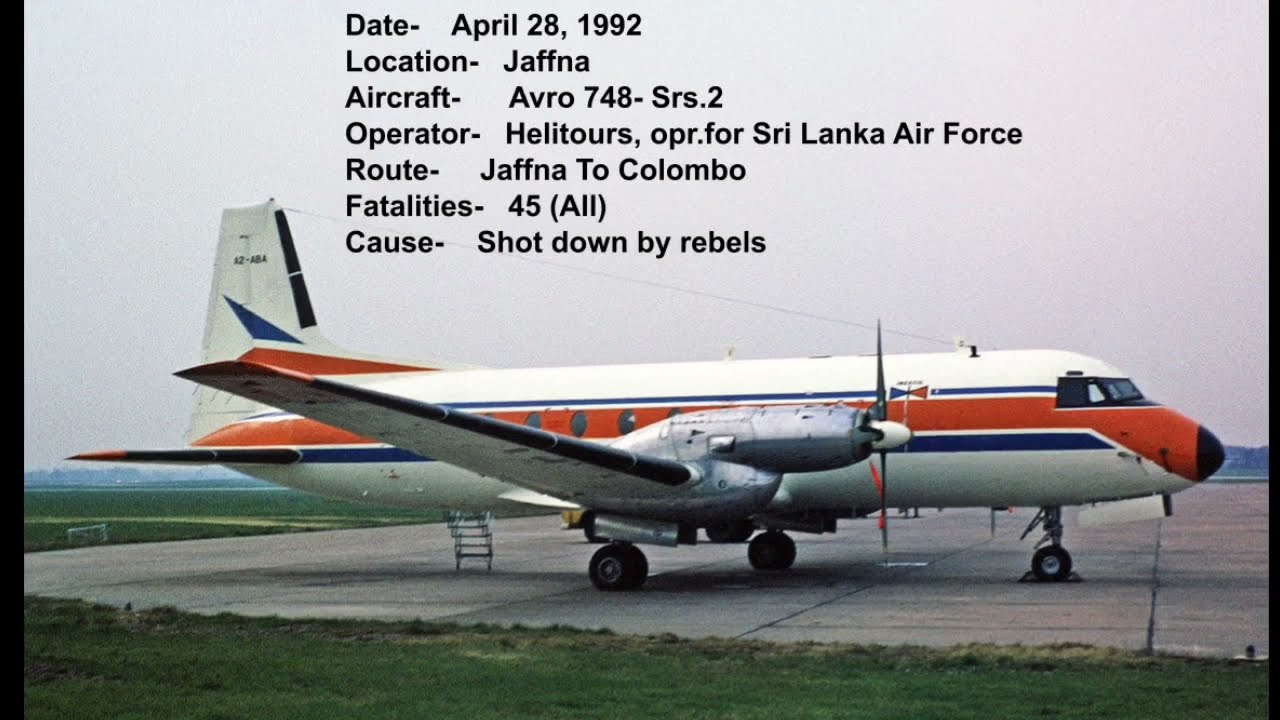 Top Ten Deadliest Air Crashes of Sri Lanka