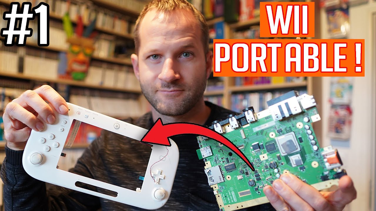 Voici comment je vais cr&eacute;er ma wii portable ! Partie d&eacute;montage