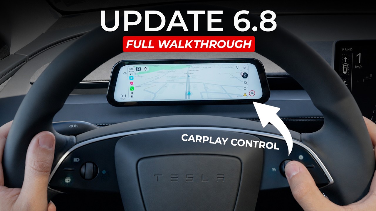 Update 6.8 Full Walkthrough | New Dash Controls For Model 3 / Y