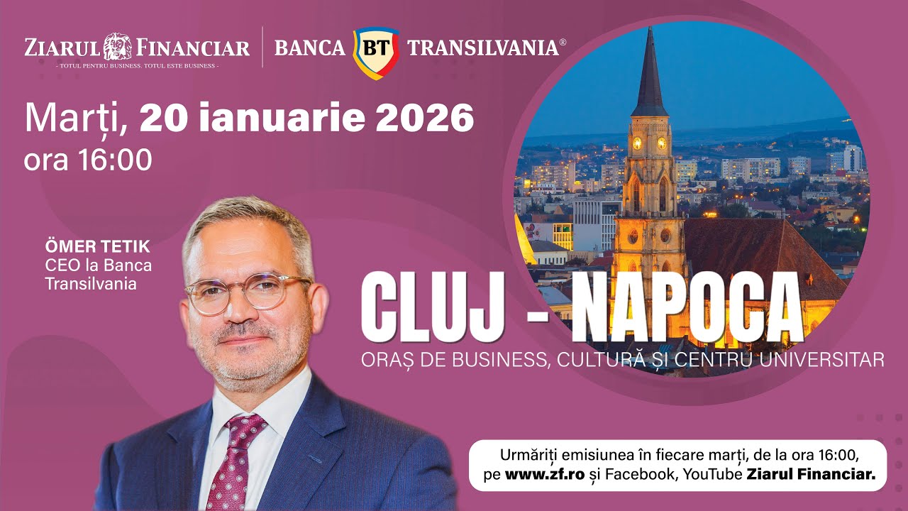 CLUJ-NAPOCA – ORAȘ DE BUSINESS, CULTURĂ ȘI CENTRU UNIVERSITAR 20.01.2026 - Ömer Tetik, CEO BT