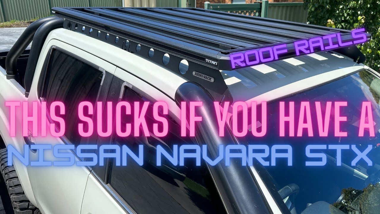 Rhino Rack Backbone Nissan NAVARA NP300 Instal + ROLA TITAN MK2 ROOF TRAY