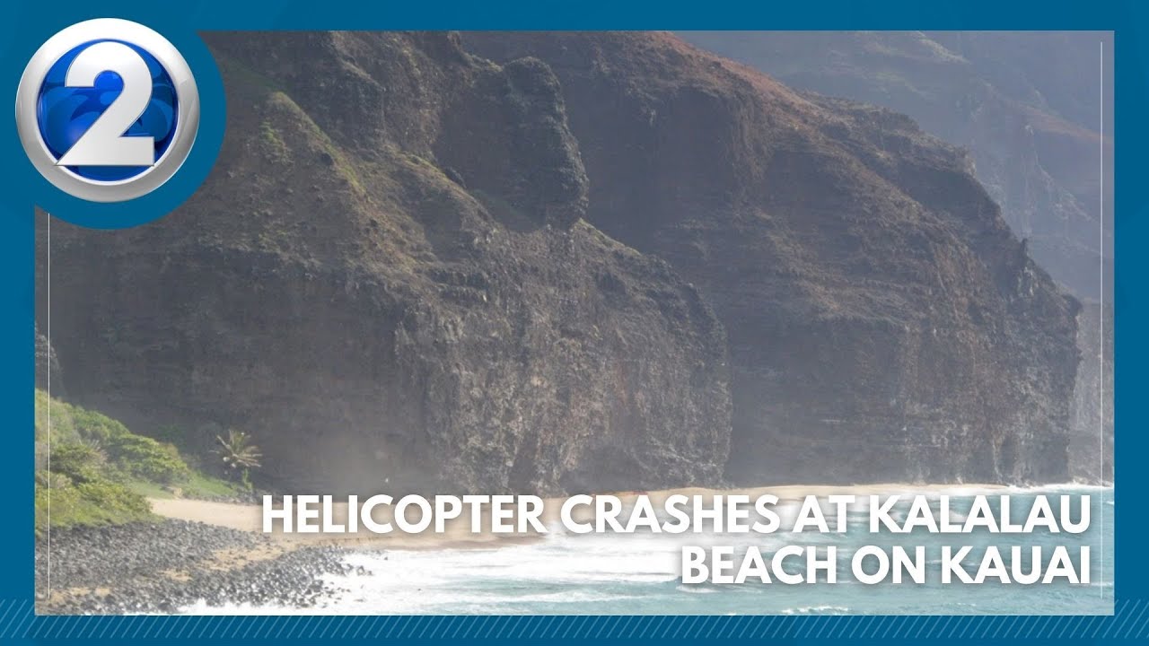 Helicopter crashes at Kalalau Beach on Kauai