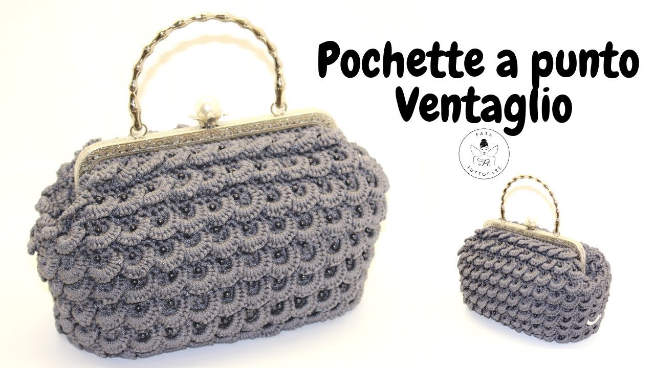Dall'uncinetto alla felicità... Pochette a punto Ventaglio