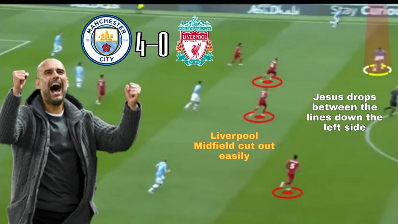 How Pep's formation change destroyed Liverpool | Man City Vs Liverpool (4-0) Analysis