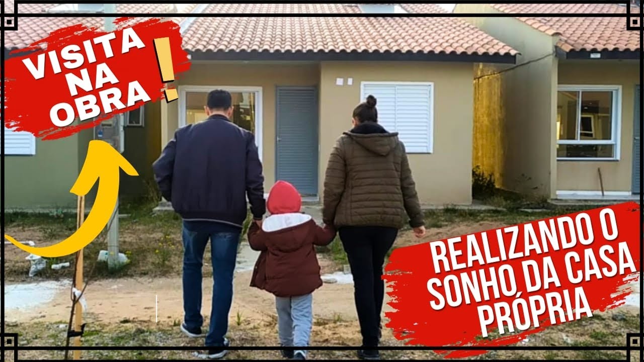 Realizando o sonho da casa própria 🏡 Visita na obra.