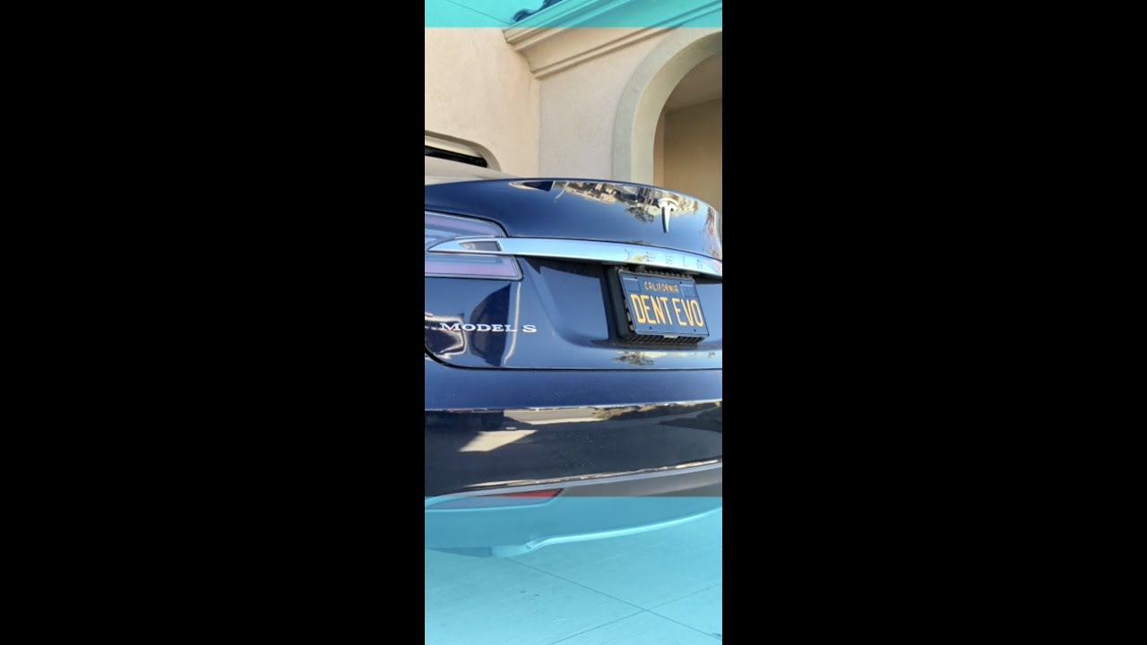 Tiny Dent on Classic Tesla Model S