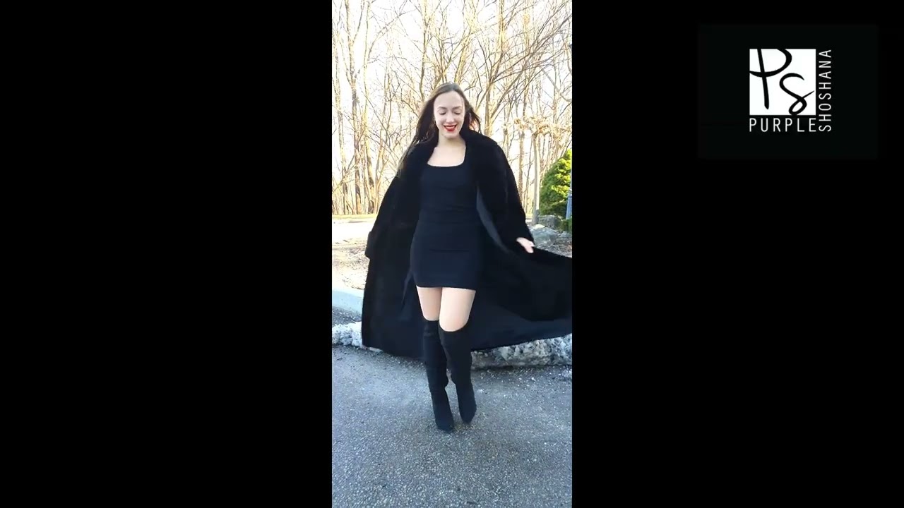 The Velvet Hour | Leslie West Black Sheared Beaver Coat