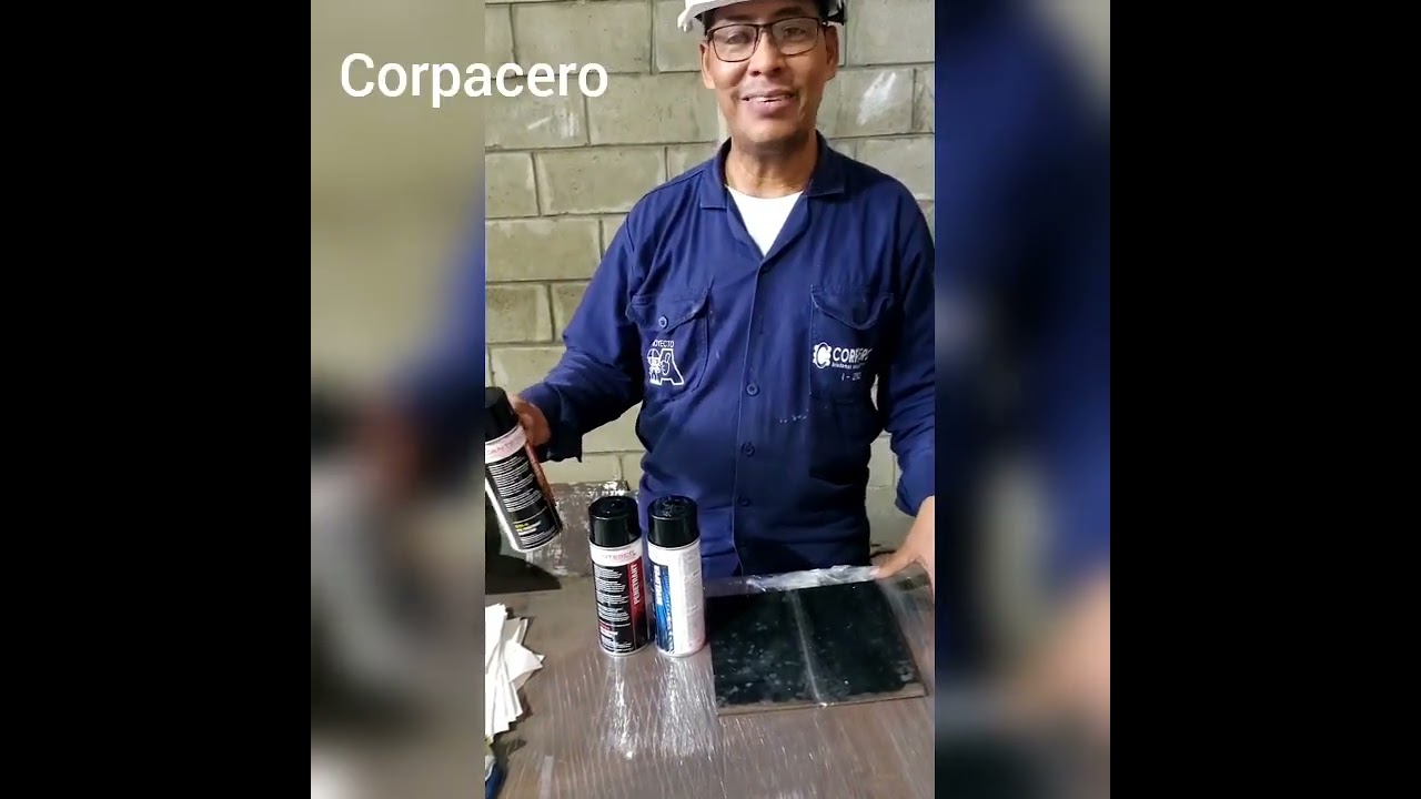 Ensayo de líquidos penetrantes (tintas penetrantes) para evaluación de uniones soldadas.
