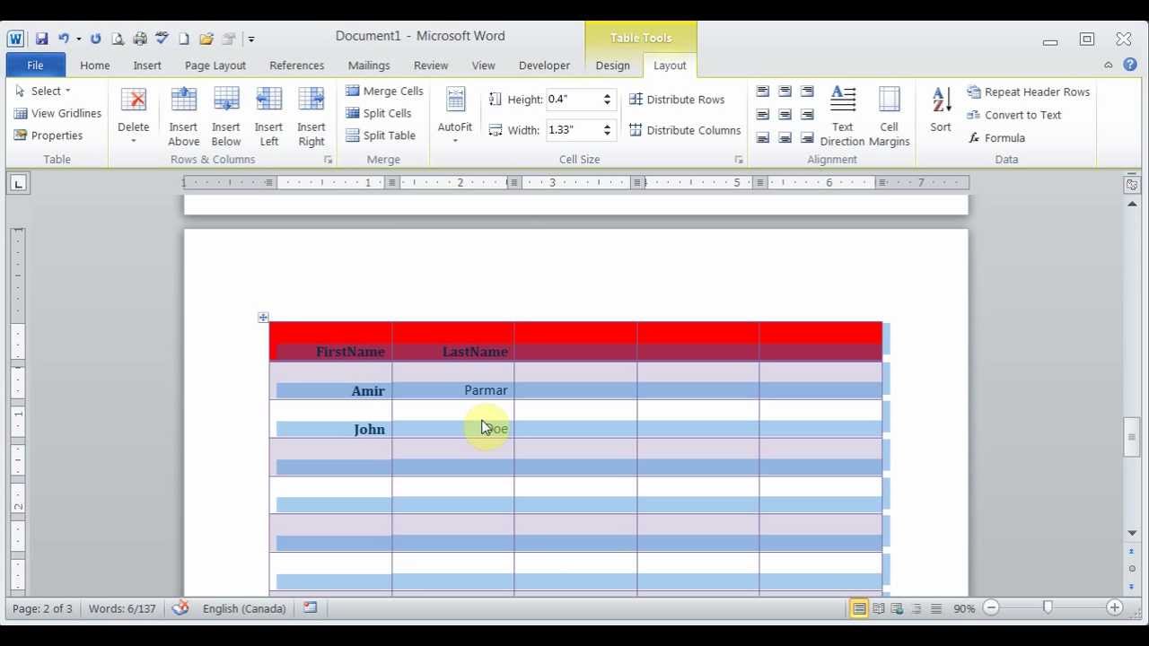 Microsoft Word 2007/2010/2013 Exam Q & A pt 1