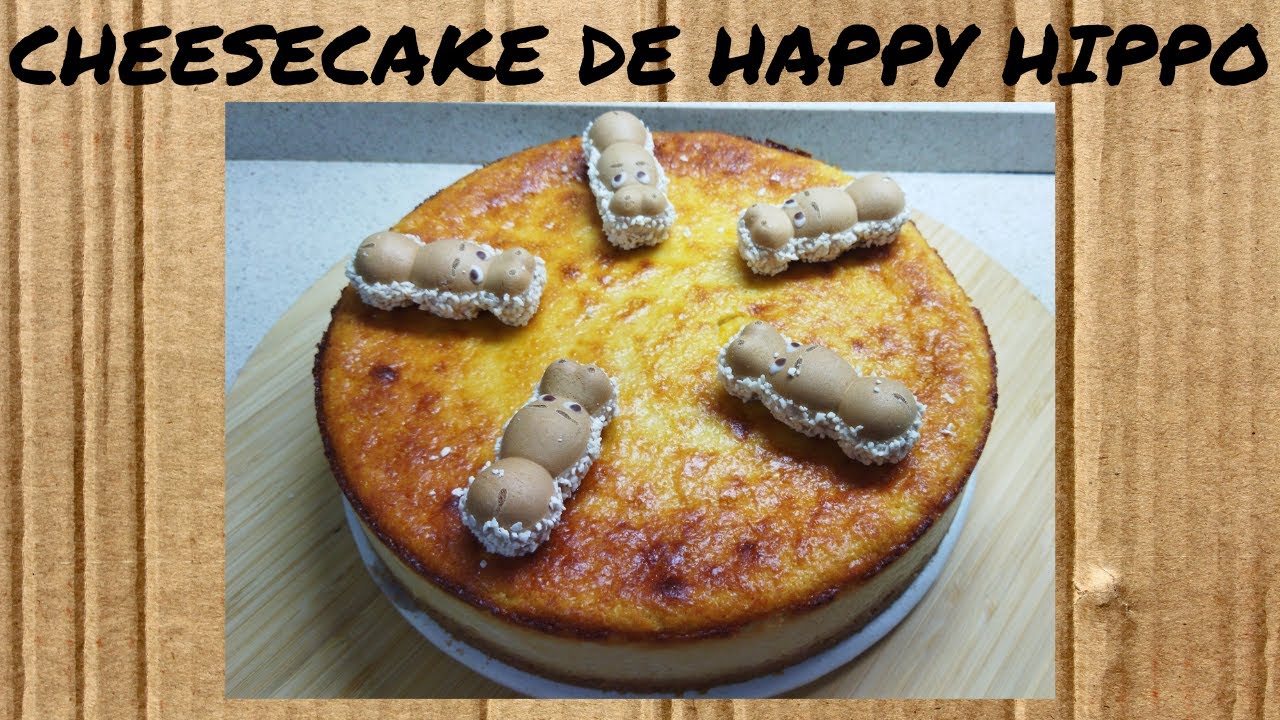 CHEESECAKE de HAPPY HIPPO - recepta PASTÍS - fàcil - dolços en CATALÀ