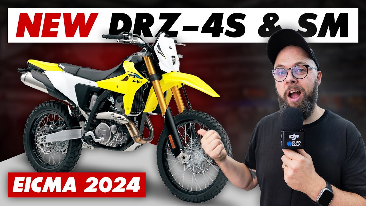 Представлены новые Suzuki DRZ-4S и DRZ-4SM 2025 года: всё, что вам нужно знать на выставке EICMA ...