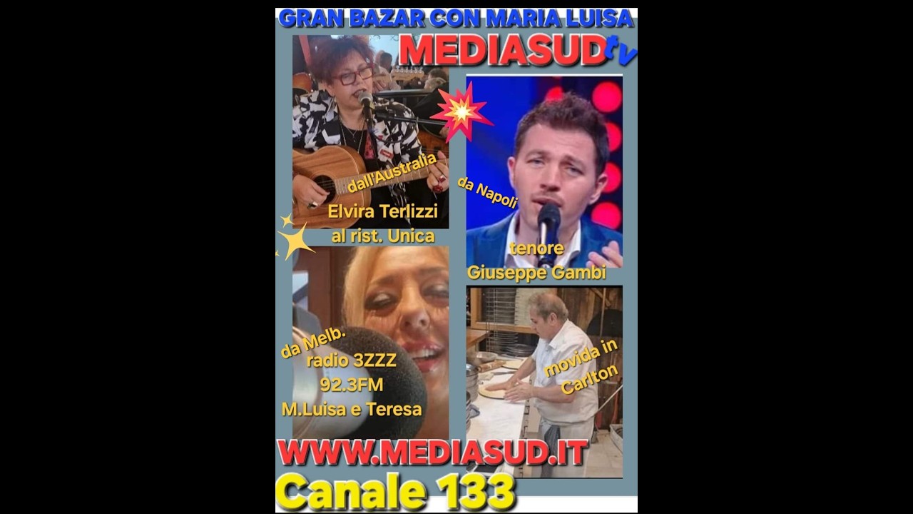 Gran Bazar N.124 - Melbourne Italiana: Il Tenore Giuseppe Gambi e la Movida di Carlton